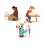 Logo Perusahaan PT. B International - Lowongan Pengrajin Anyaman Rotan Sintetis Borongan – Tukang Finishing Kayu – Part Time Host Live Streaming